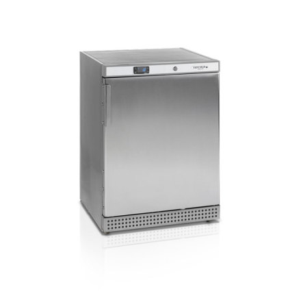 Kylskåp kompakt 130 L UR200S, rostfritt stål, Tefcold